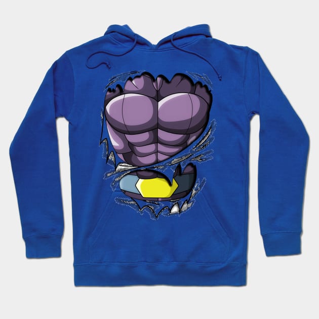 Hit Univers Six Champa Chest Dragon ball Super Hoodie by GeekCastle